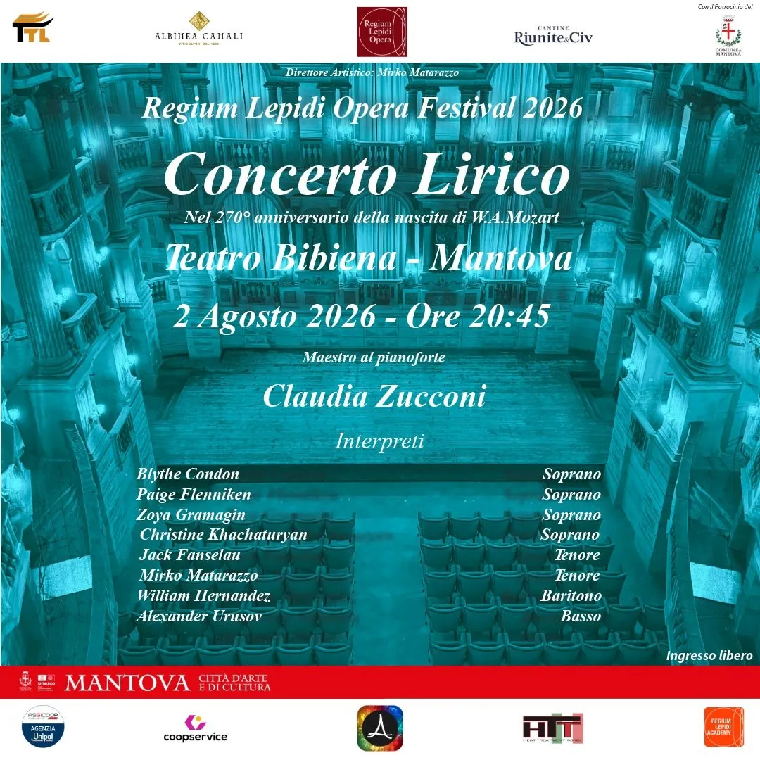 Locandina: Concerto lirico · Mantova