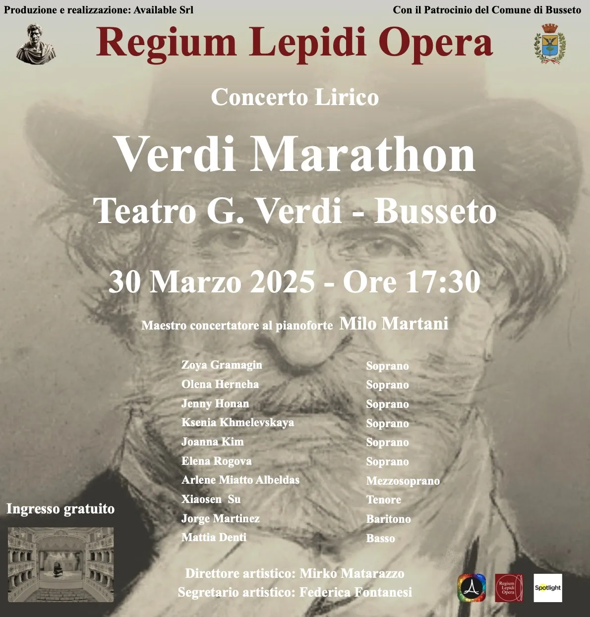 Locandina: Verdi Marathon · Busseto